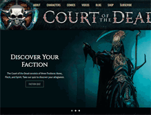 Tablet Screenshot of courtofthedead.com